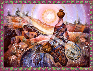 Water Bearer - Visionary art of Willow Arleana